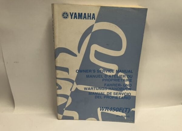 Manual de servicio Yamaha WR450F (T)
